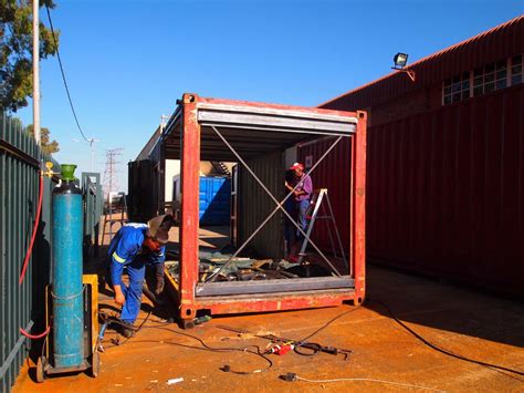 Old Shipping Container Is Converted Into A Chic Coffee Shop In