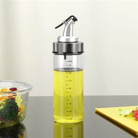 Uxcell Olive Oil Dispenser Bottle Drip Free Spout W Marks For Kitchen