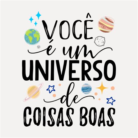 Adesivo Você é um universo de coisas boas de Inspirativo Colab55