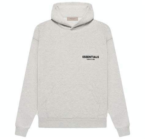 Fear Of God Essentials Hoodie Ss22 Light Oatmeal Novelship