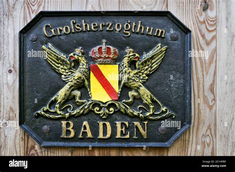 Coat Of Arms Grand Duchy Of Baden A Sovereign State From To