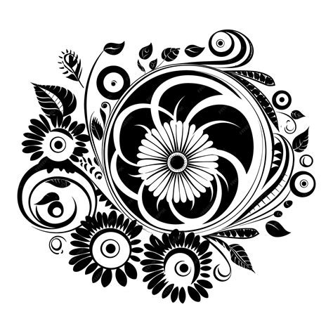 Premium Vector Floral Flower Silhouette Vector Illustration