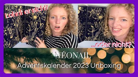 Neonail Adventskalender 2023 Unboxing 24 Türchen alle Produkte im