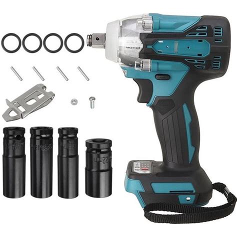 Clé à choc Sans fil 3000rpm Pour Makita 18V Batterie Cdiscount Auto