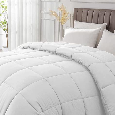 All Seasons White Goose Feather Down Comforter For Hotel And Home Used Cotton Duvet Quilts Set