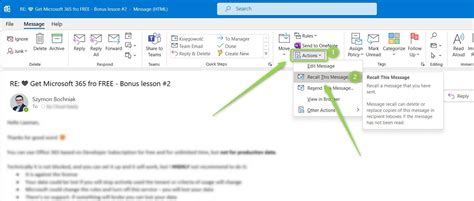 Recall Email Outlook Website - Transparent Public Data