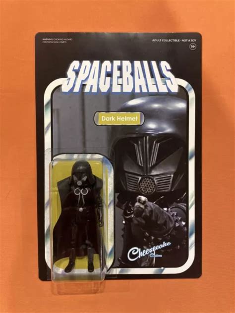 SPACEBALLS DARK HELMET Retro Action Figure, Not 3D Print, Plastic £35.00 - PicClick UK