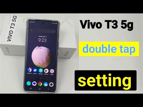 Vivo T G Double Tap On Off Screen Setting How To Enable Double Tap