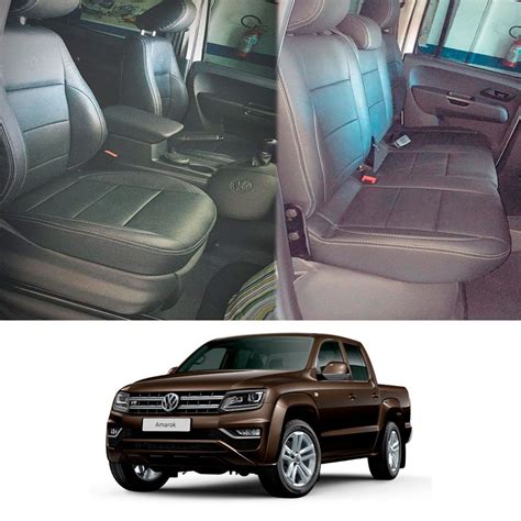 Revestimento Banco De Couro Amarok Dupla Couro Nobre