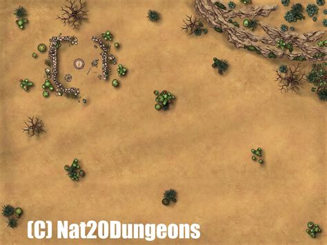 Desert Battle Map Dnd Battle Map Dandd Battlemap Dungeons And Dragons 5e Roll20 Fantasy