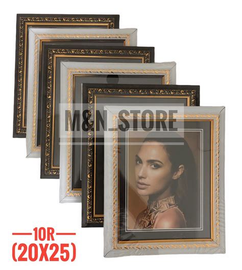 Bingkai Foto FRAME COKLAT UKIR DAN PUTIH UKIR 20X25 Cm Frame Foto 6PCS