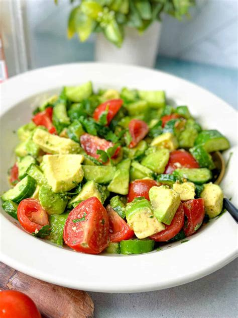 Tastegreatfoodie Cucumber Avocado Salad Recipe Salads