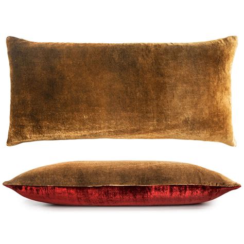 Two Tone Ombre Velvet Pillow By Kevin O Brien The Linen Tree