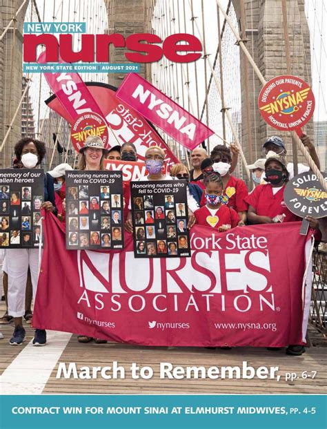 Ny Nurse August 2021 By New York State Nurses Association Issuu