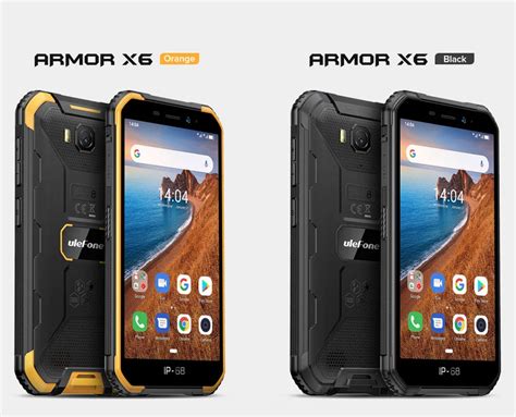 Global Version Waterproof Ulefone Armor X6 Ip68 Mt6580 Rugged 3g