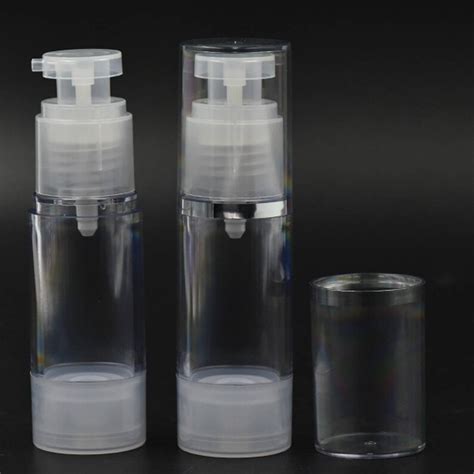 Pcs Ml Ml Ml Empty Airless Pump Bottles Clear Etsy