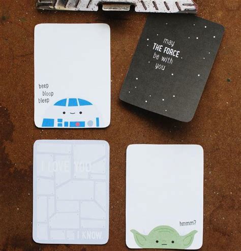 Star Wars Printable Journal Cards