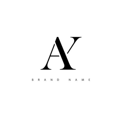 Premium Vector Logo Monogram Initial Letter Ay Luxury