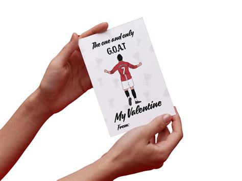 Ronaldo Messi Valentine Card Printable Cristiano Ronaldo Lionel Messi