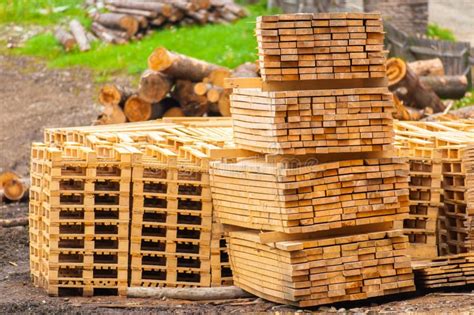 Stacked Up Wood Stock Photo Image Of Storage Clean 27183926