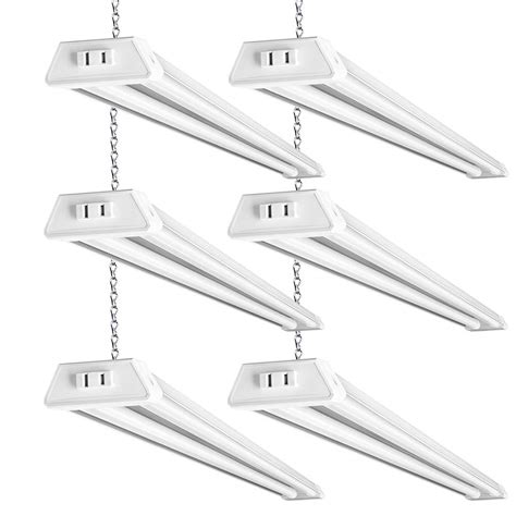 Buy FREELICHT 6 Pack Linkable LED Utility Shop Light 4000 LM 4 FT 48