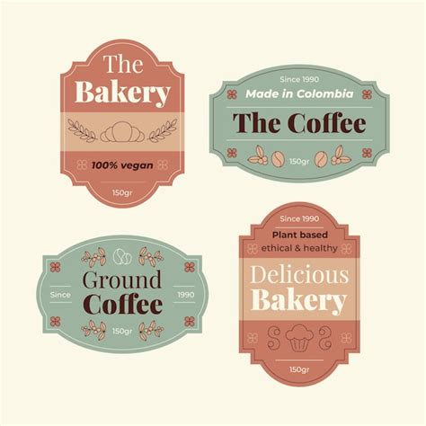 Premium Vector Vintage Label Design Collection