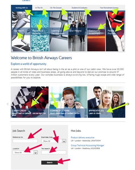 British Airways Career Guide British Airways Application