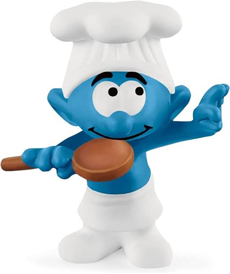 Schleich Smurfs Smurf Toys Collectible Toys Chef Smurf Figures