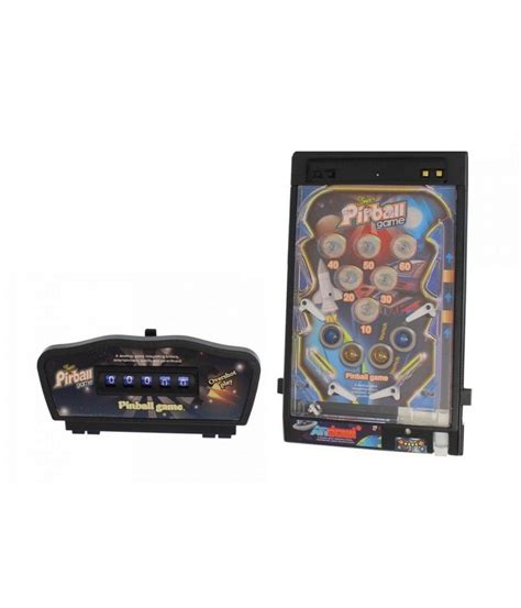 FLIPPER PINBALL ELETTRICO PORTATILE GIOCO DA TAVOLO CON LUCI SUONI