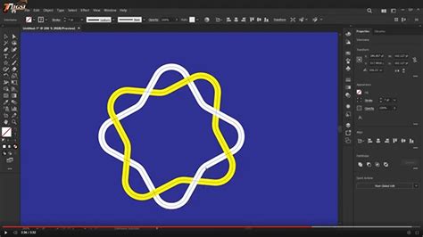 How To Create Intertwine Shape Using Illustrator Adobe Illustrator