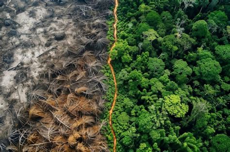 Premium Photo Rainforest Deforestation Aerial View