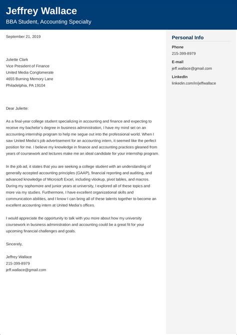 Accounting Cover Letter Examples And Ready To Use Templates