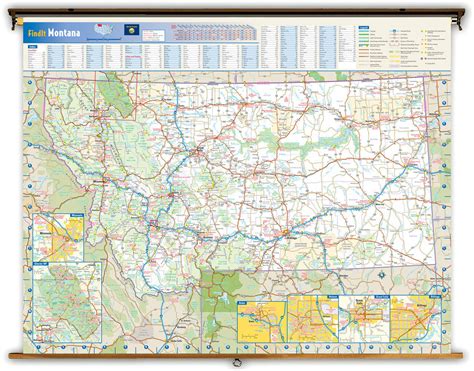 Montana State Classroom Maps | World Maps Online