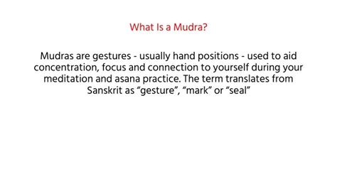 PPT - What Is a Mudra PowerPoint Presentation, free download - ID:12462215