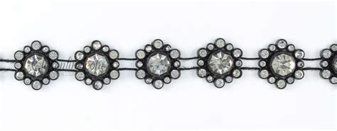 1084 Swarovski Crystal Jet Black Rhinestone Trim Glitz And Glamour