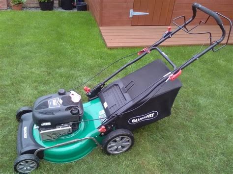 Qualcast 625e Petrol Lawn Mower 51cm Wide Cut Self Propelled In