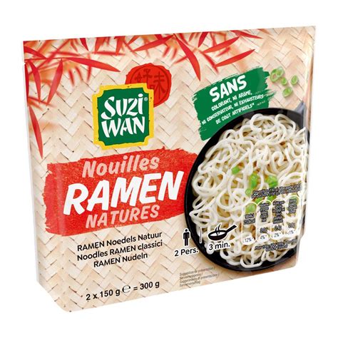 Achat Vente Suzi Wan Nouilles Ramen Pr Cuites Pour Wok X G G