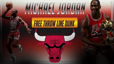 Michael Jordan Iconic Free Throw Line Dunk Youtube