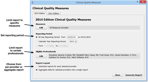 Run The Clinical Quality Measures Report PCC Learn