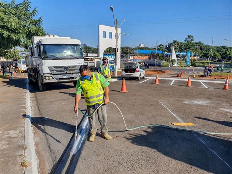 Prefeitura Amplia E Melhora Pintura De Solo Em Novos Trechos Do Jardim