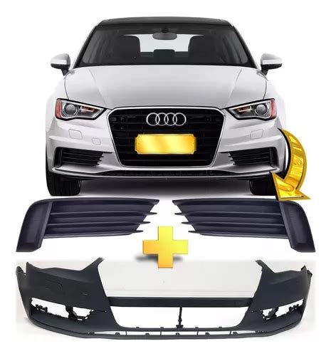 Parachoque Frontal Grade Milha Audi A3 Sedan 2014 2015 2016