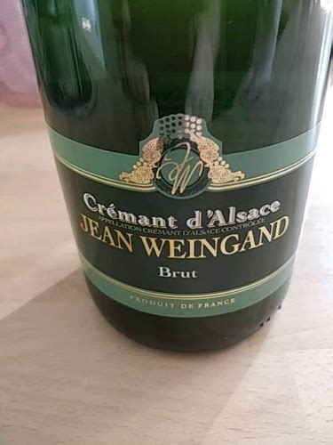 Jean Weingand Cr Mant D Alsace Brut Vivino Sverige