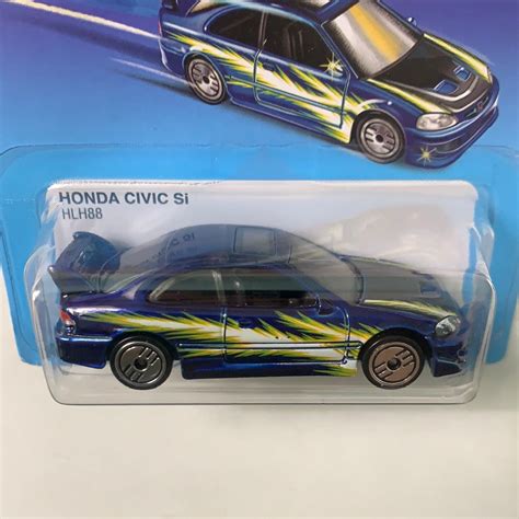 Hot Wheels Honda Civic Si Ultra Hots Blue – Flipn Diecast