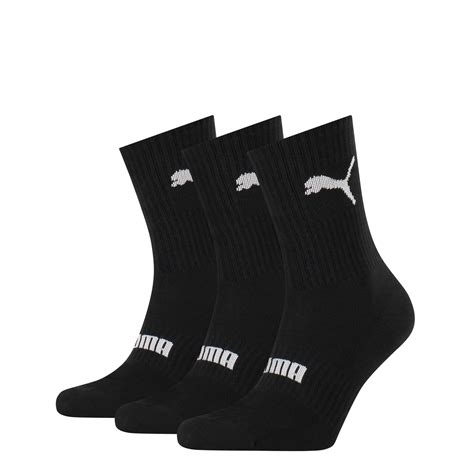 Puma Unisex Short Socks 3 Pack Black Puma Shop All Puma Puma