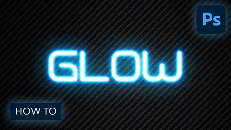 Glowing Text Photoshop