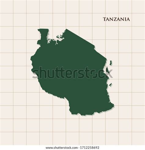 Map Tanzania Vector Design Template Stock Vector Royalty Free