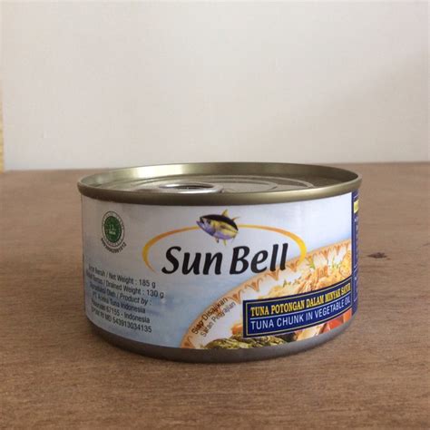 Jual Sunbell Tuna Chunk 185gr In Vegetable Oil Ikan Potong Kaleng