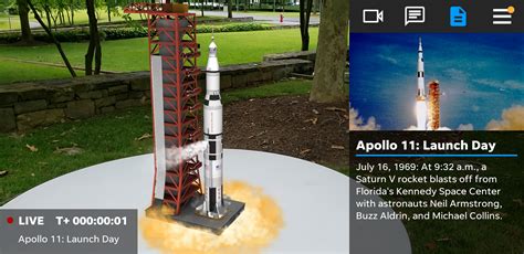 Nasas Historic Apollo 11 Launch Comes To Your Phone In Ar Techcrunch