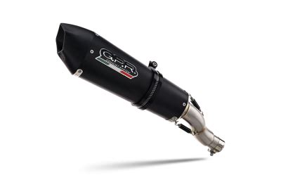 GPR Exhaust Compatible With Honda CBR500R 2019 2022 GP Evo4 Black