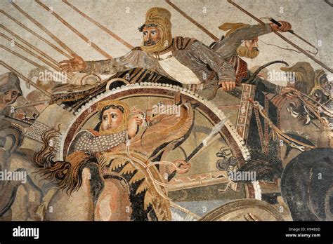 Alexander Mosaic Battle Of Issus 333 Bc Battle Between Alexander